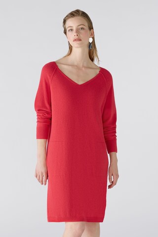 OUI Knitted dress in Pink: front