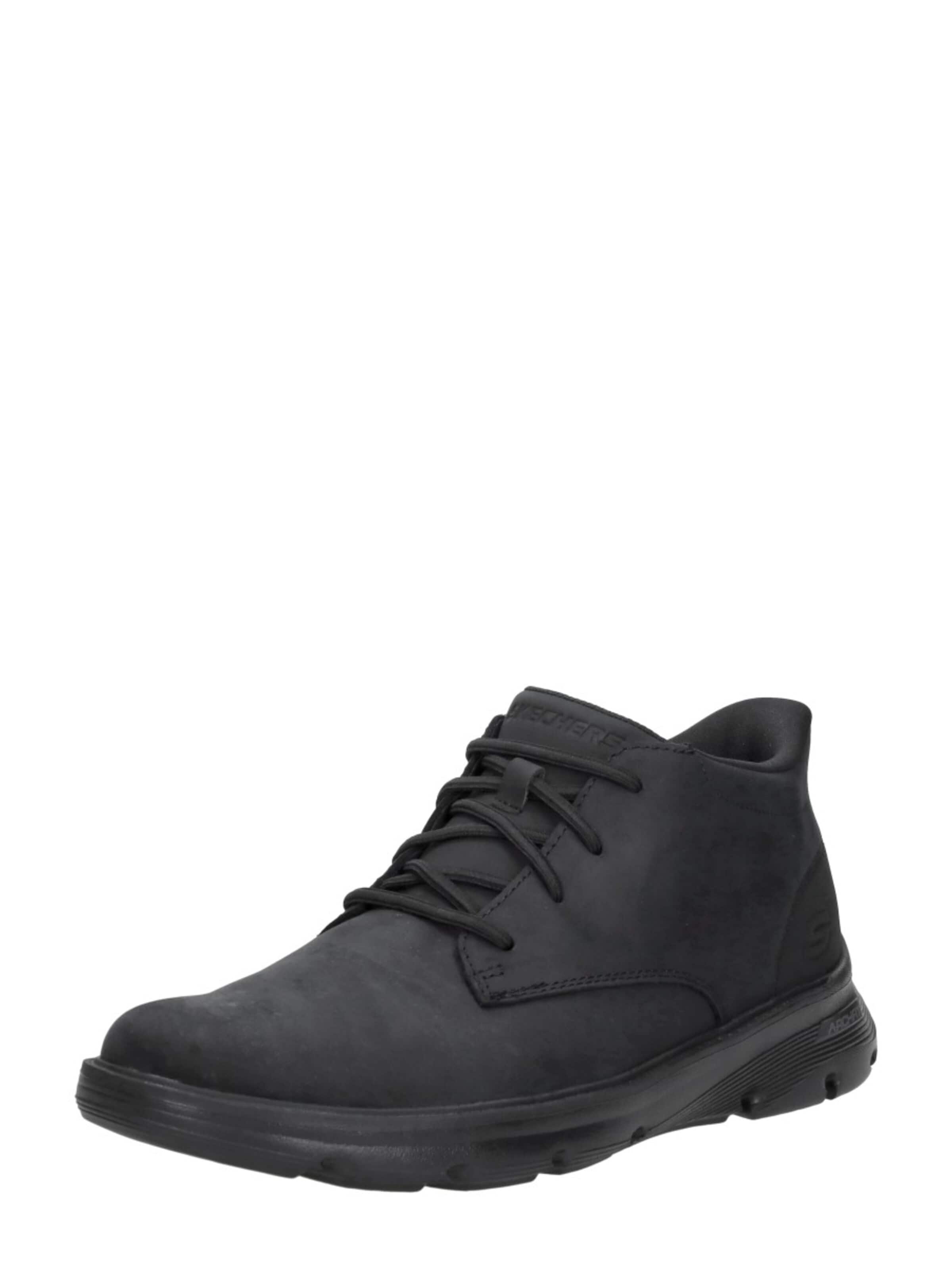 Bottes à lacets 'Arch Fit Garza' SKECHERS en noir