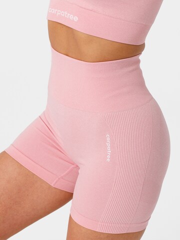 Carpatree Skinny Workout Pants 'Allure Seamless' in Pink