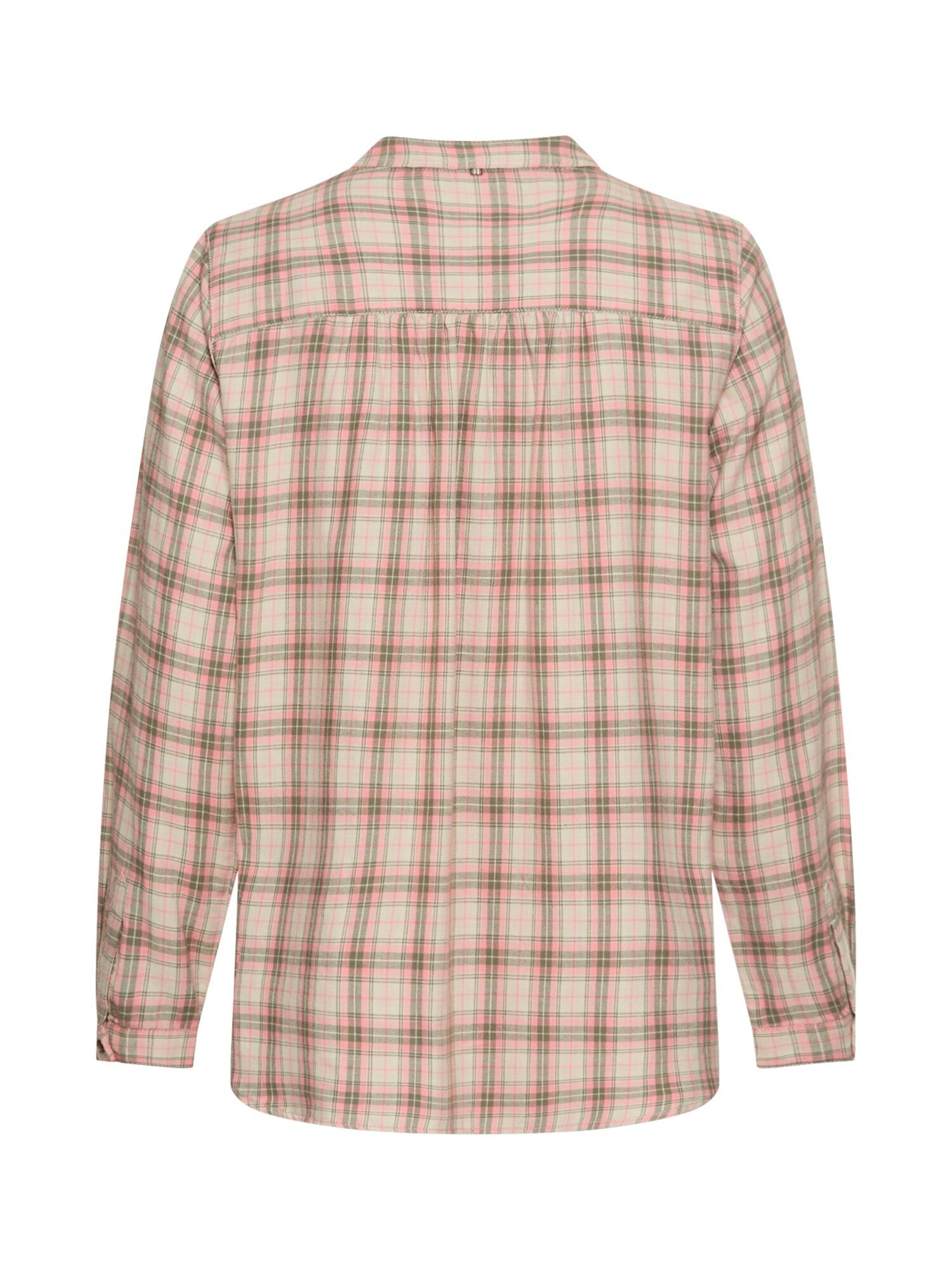 CAMEL ACTIVE Karobluse aus Baumwollmix in Pink