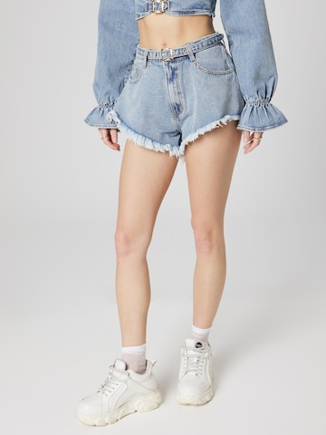 Hoermanseder x About You Regular Shorts 'Caro' in Blau: predná strana