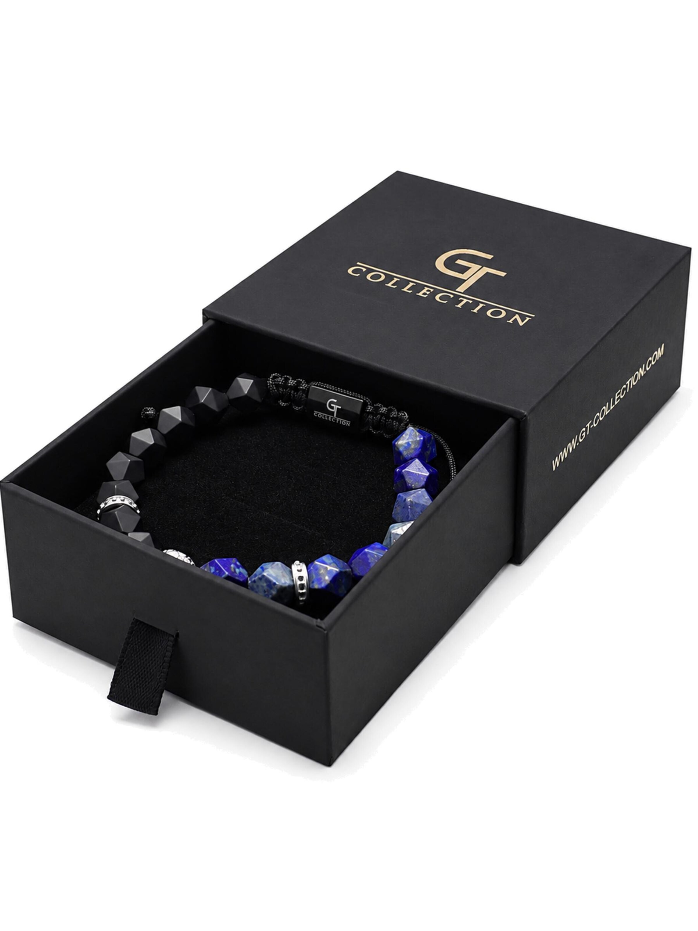 GT Collection Bransoletka 'Wild Cat' w kolorze czarny