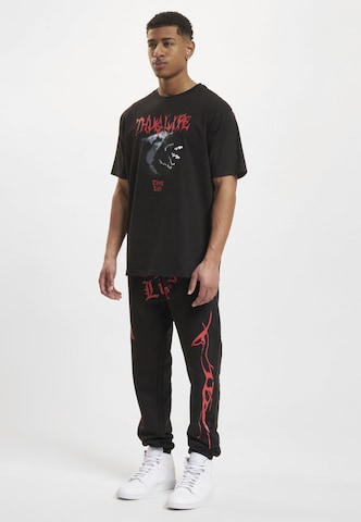 Thug Life - Camiseta 'Dusky' en negro