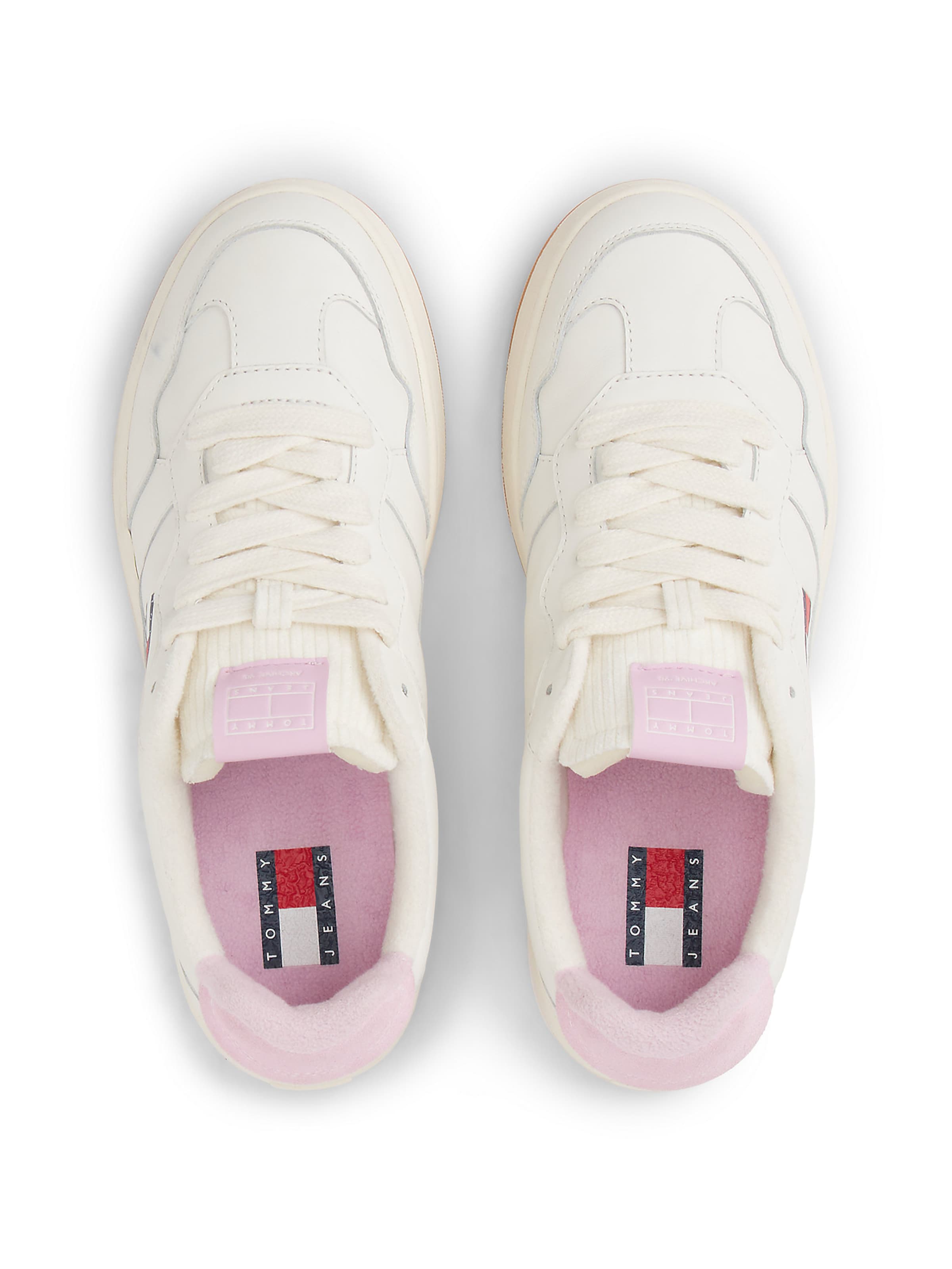 Tommy Jeans Nízke tenisky 'Archive Court' - Biela