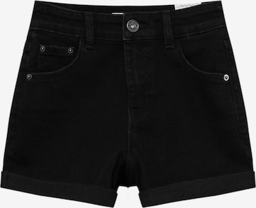 Pull&Bear Regular Jeans in Zwart: voorkant