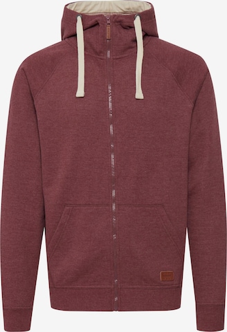 BLEND Sweat jacket 'Speedy' in Purple: front