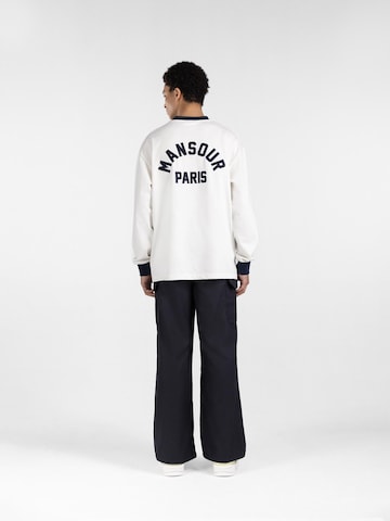 Mansour Shirt 'Arch Felt Longsleeve' in Weiß