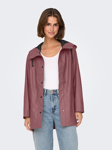 ONLY Between-seasons coat 'ONLNEWELLEN' in Pink: front