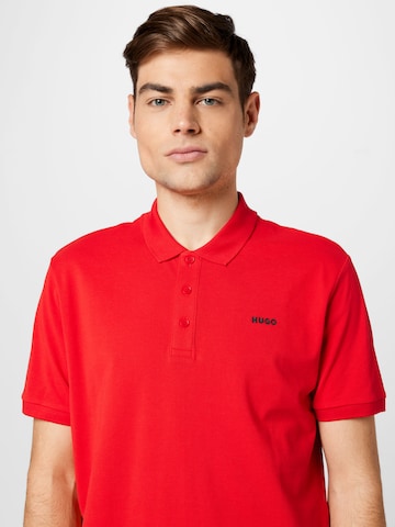 HUGO Тениска 'Donos' в червено
