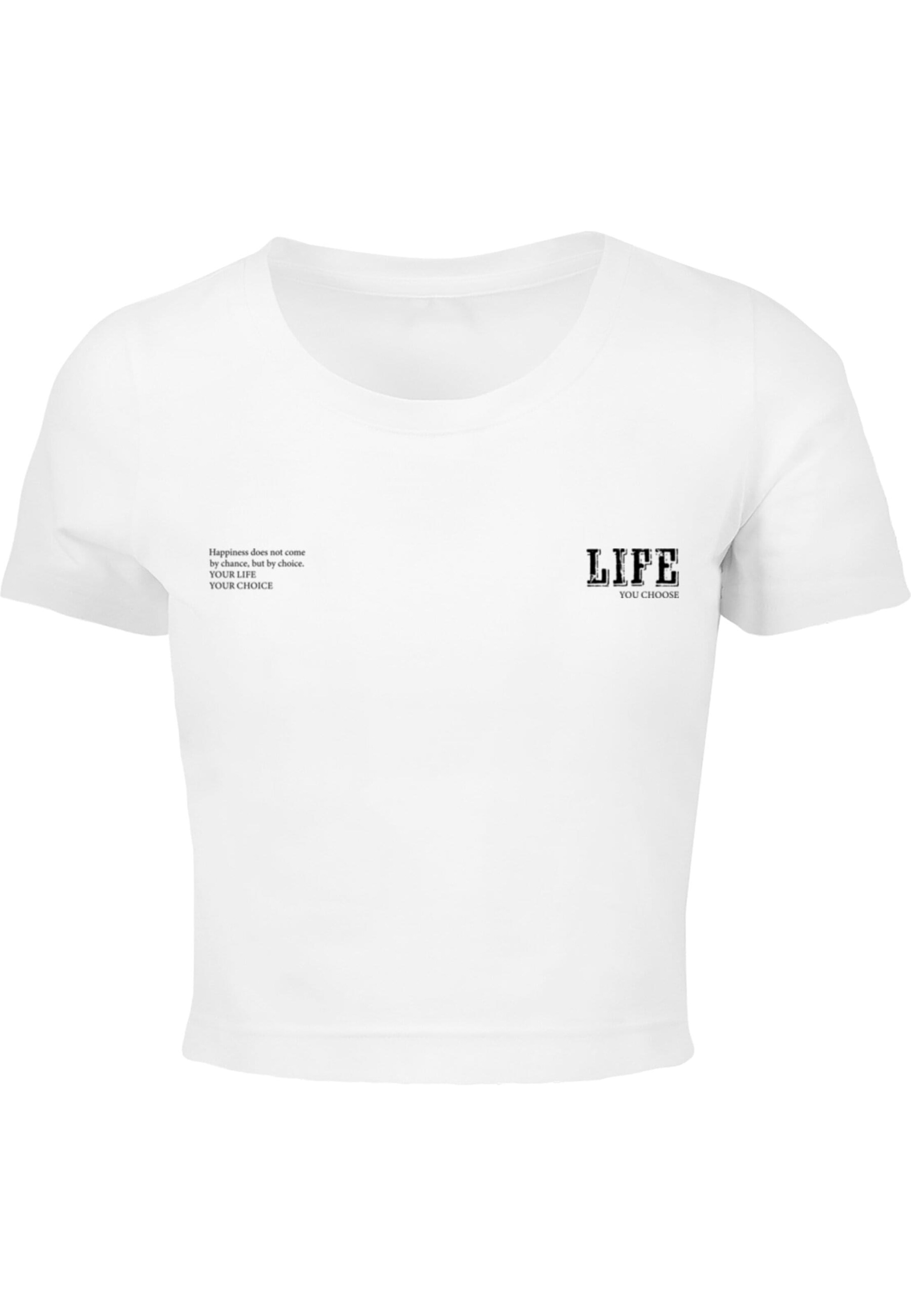 T-shirt 'Life' Merchcode en blanc : devant