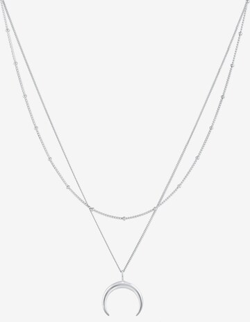 ELLI Necklace 'Astro Halbmond' in Silver: front
