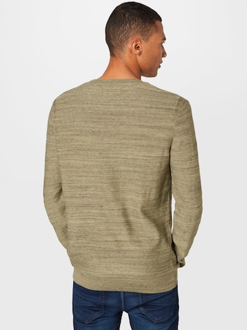 TOM TAILOR DENIM Sweater in Green