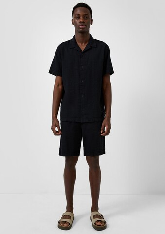 Loosefit Pantalon QS en noir