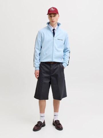 JACK & JONES - Sudadera con cremallera en azul