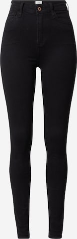 River Island Skinny Jeans in Black: front