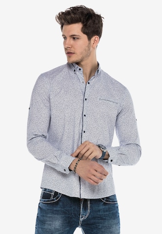 CIPO & BAXX Regular fit Button Up Shirt 'MILFORD' in Blue