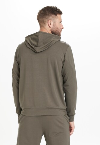 Virtus Athletic Zip-Up Hoodie 'Brent' in Green