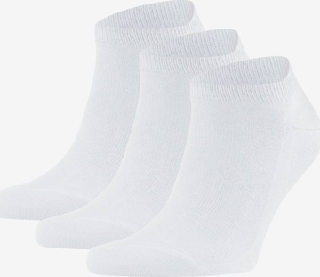 FALKE Ankle Socks in White: front