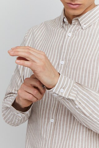 INDICODE JEANS - Ajuste regular Camisa 'Hanko' en gris