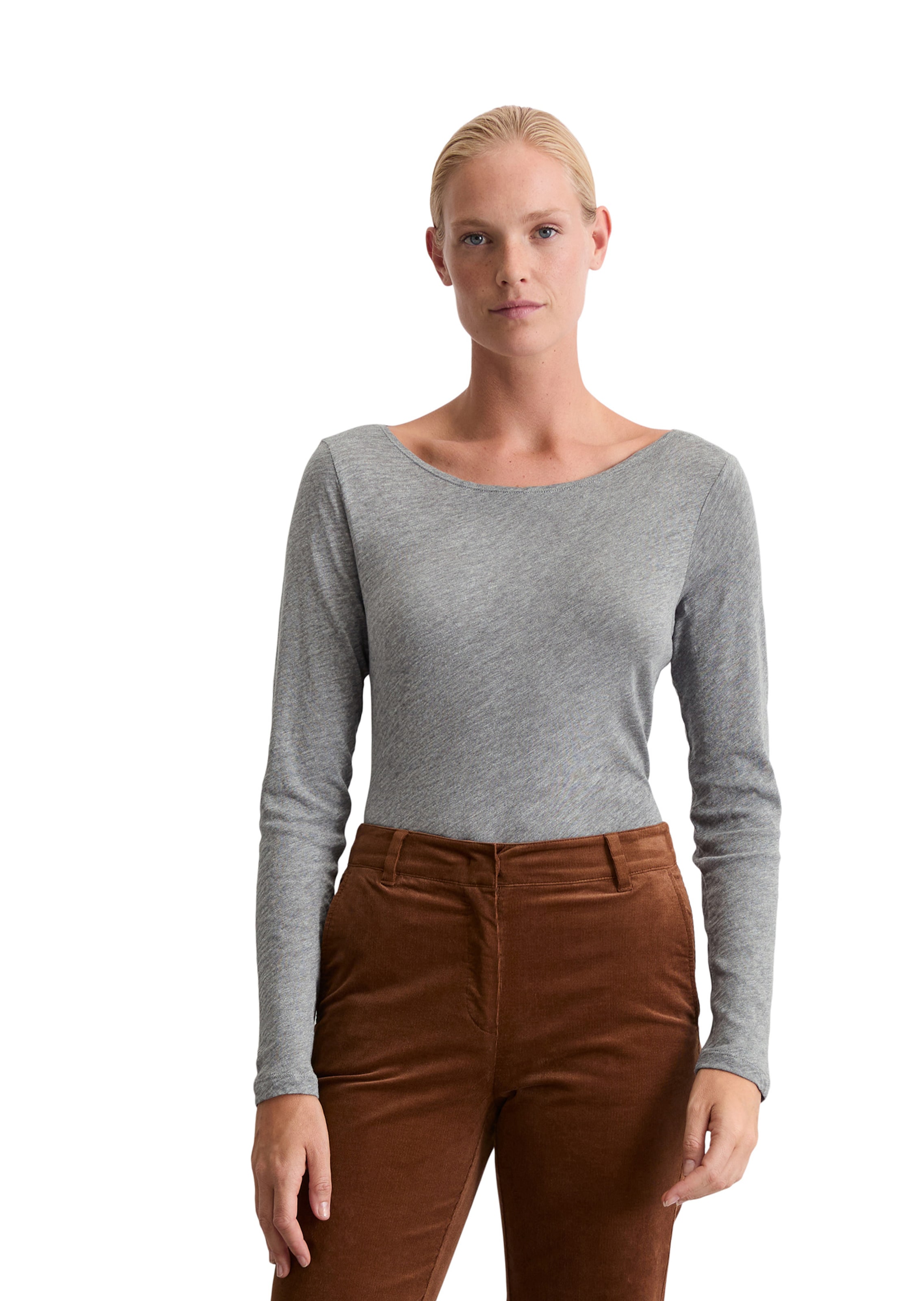 Marc O'Polo Shirt in Grau: Vorderseite