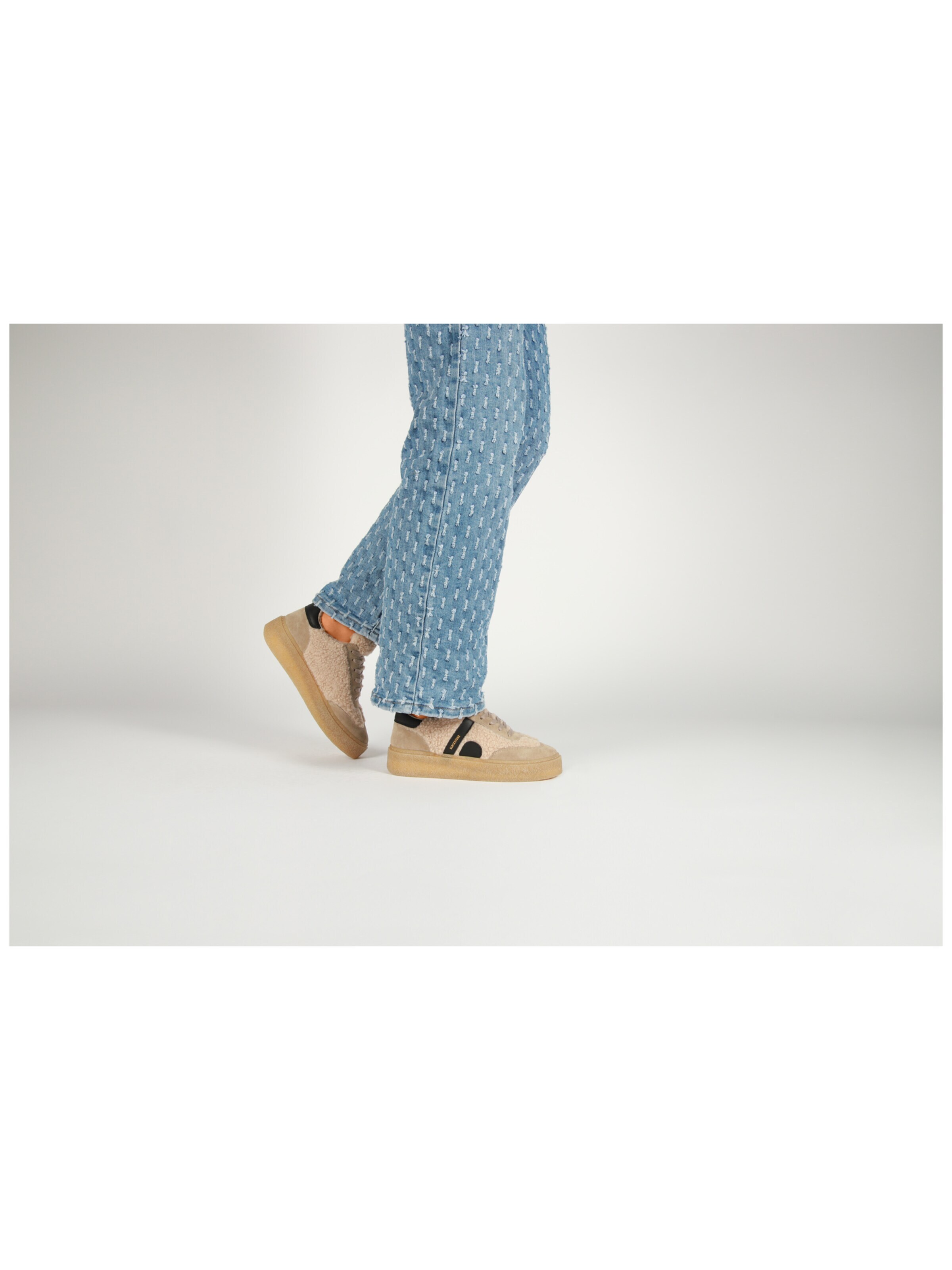 BLACKSTONE Platform trainers 'Enjar Natuk EL423' in Beige