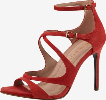 TAMARIS Strap Sandals in Red: front