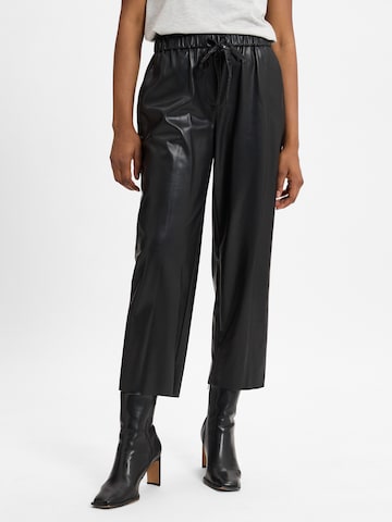 DKNY Wide leg Pants in Black: front