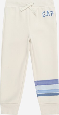 GAP - Tapered Calças em branco: frente