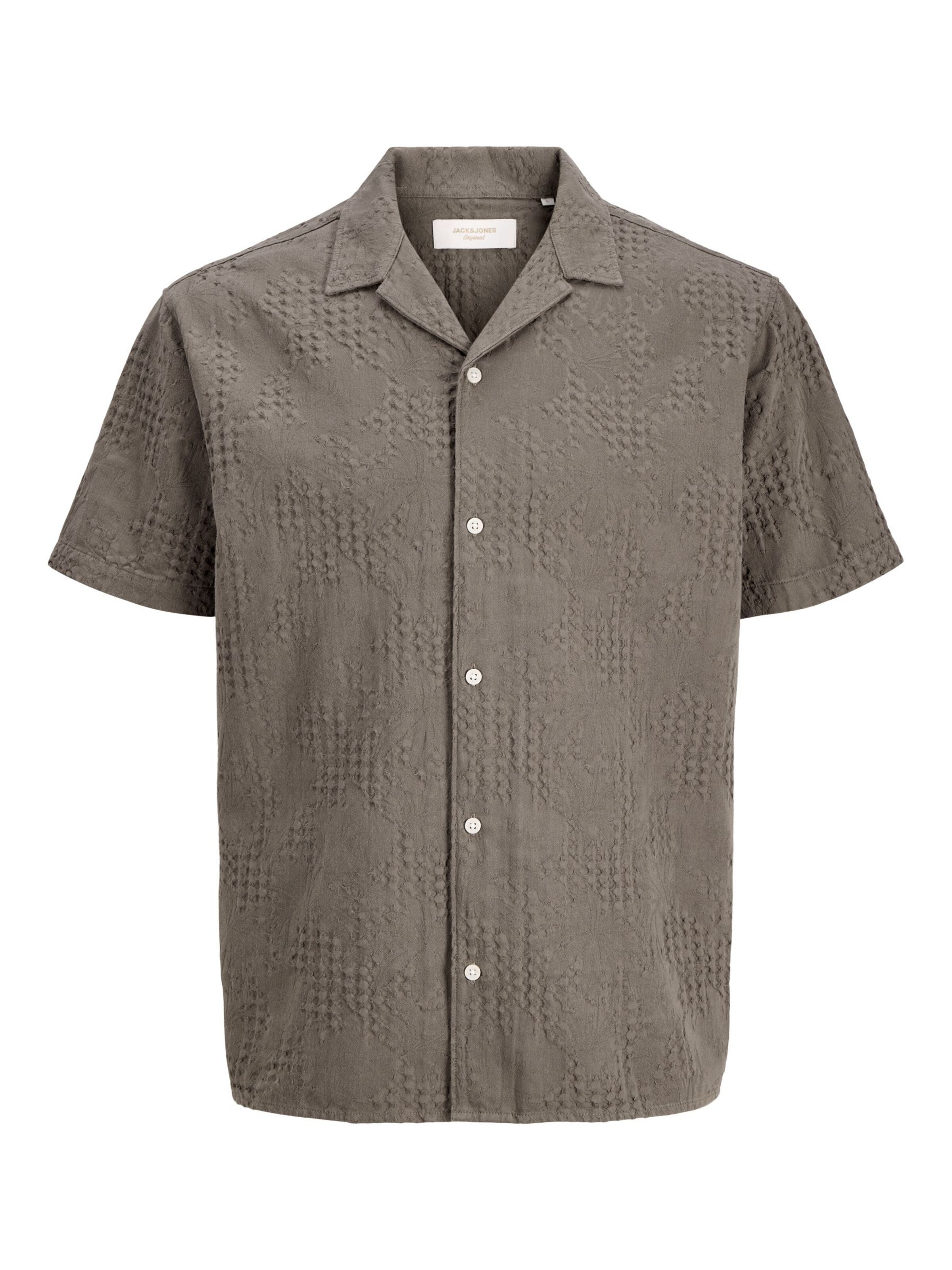 JACK & JONES Button Up Shirt in Khaki, Item view