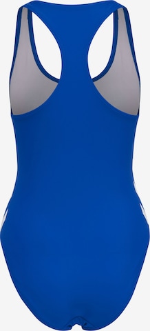 Hummel Bustier Badeanzug in Blau