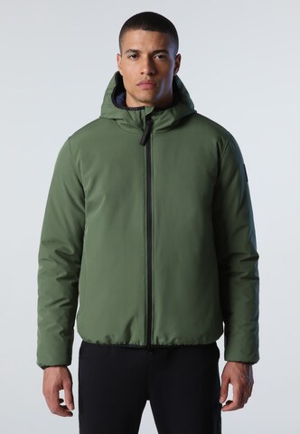 Veste mi-saison North Sails en vert : devant