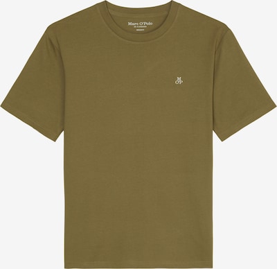 Marc O'Polo T-Shirt en olive / blanc, Vue avec produit