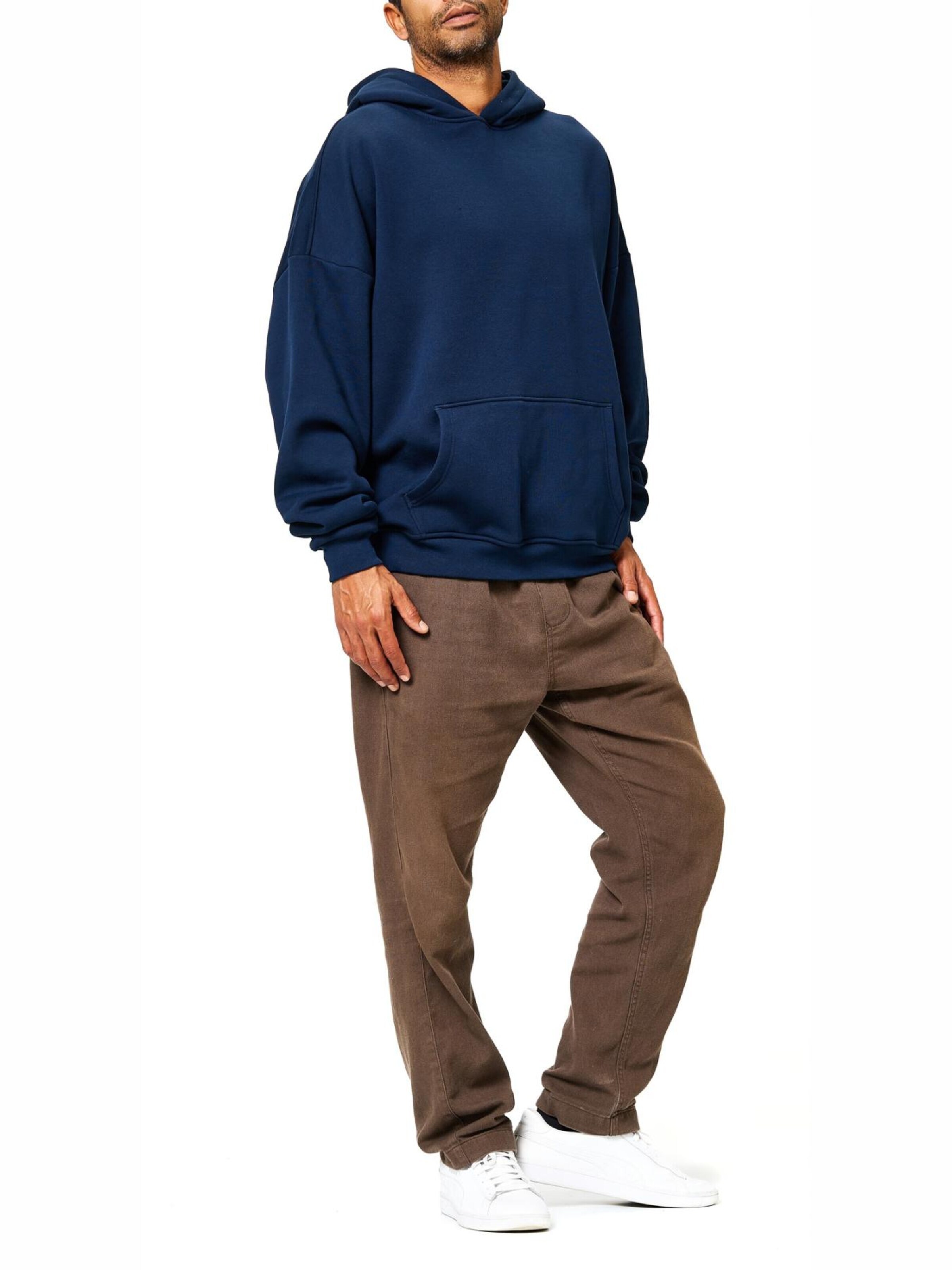 BlankOrder Sweater 'Hoodie navy blau' in Blue