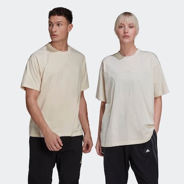 ADIDAS SPORTSWEAR Funkcionalna majica | bela barva: sprednja stran
