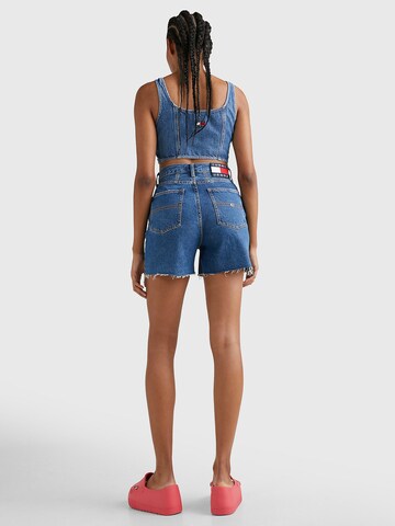 Tommy Jeans Regular Shorts 'Mom' in Blau