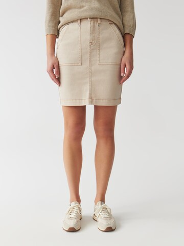 TATUUM - Falda 'MERANA' en beige: frente