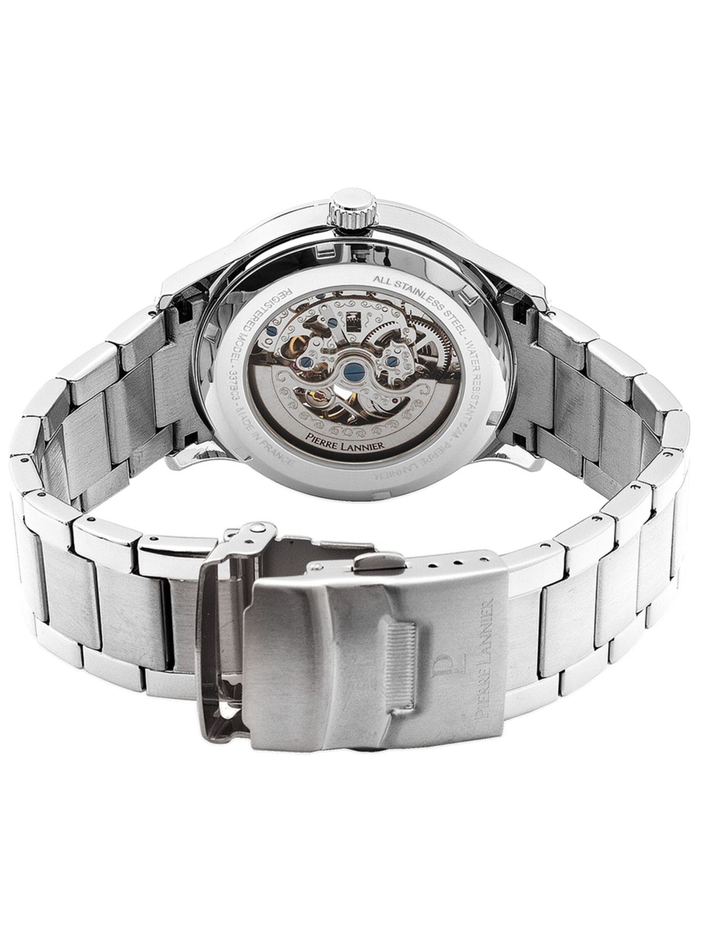 Montre à affichage analogique Pierre Lannier en argent