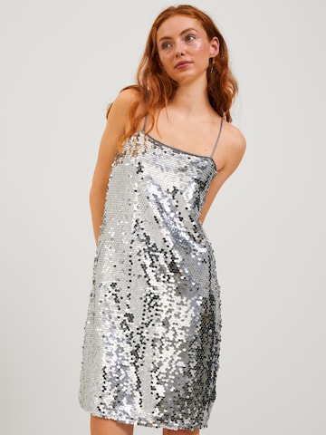 Robe de cocktail 'AVA' JJXX en argent : devant