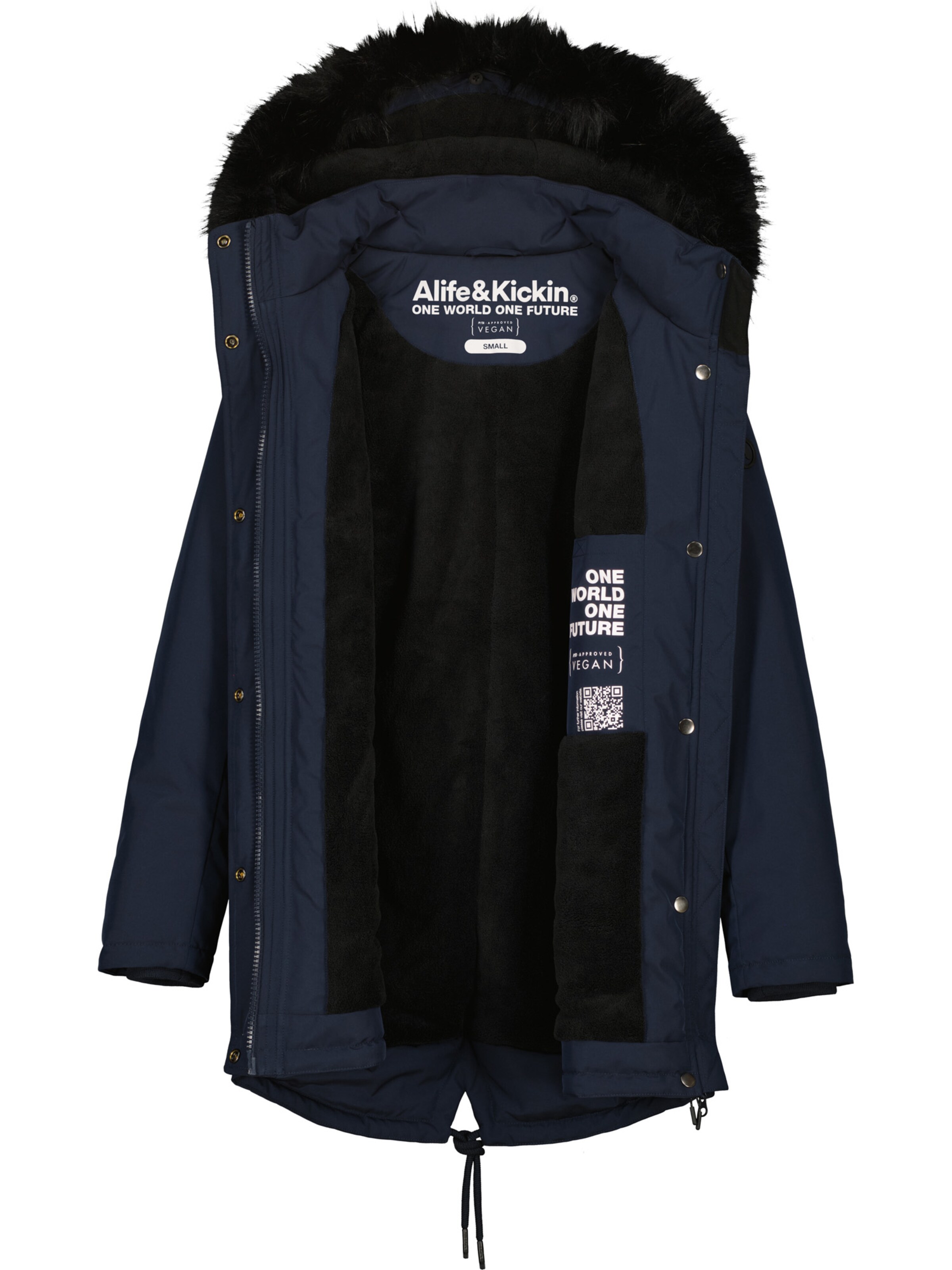 alife & kickin - Parka de inverno 'KierseyAK' em azul