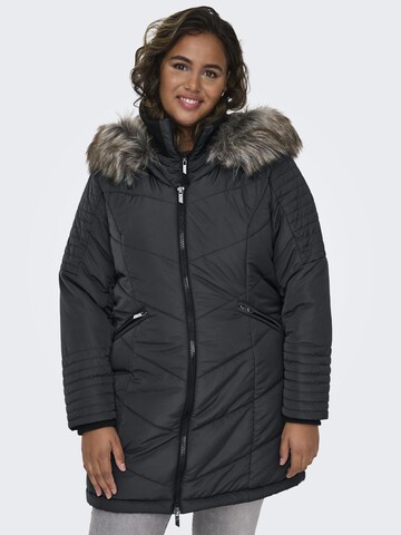 ONLY Carmakoma Winter jacket in Grey: front