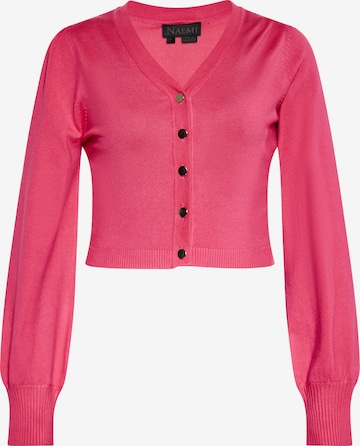 NAEMI Strickjacke in Pink: Vorderseite