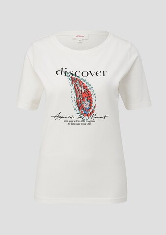 s.Oliver - Camiseta en blanco: frente