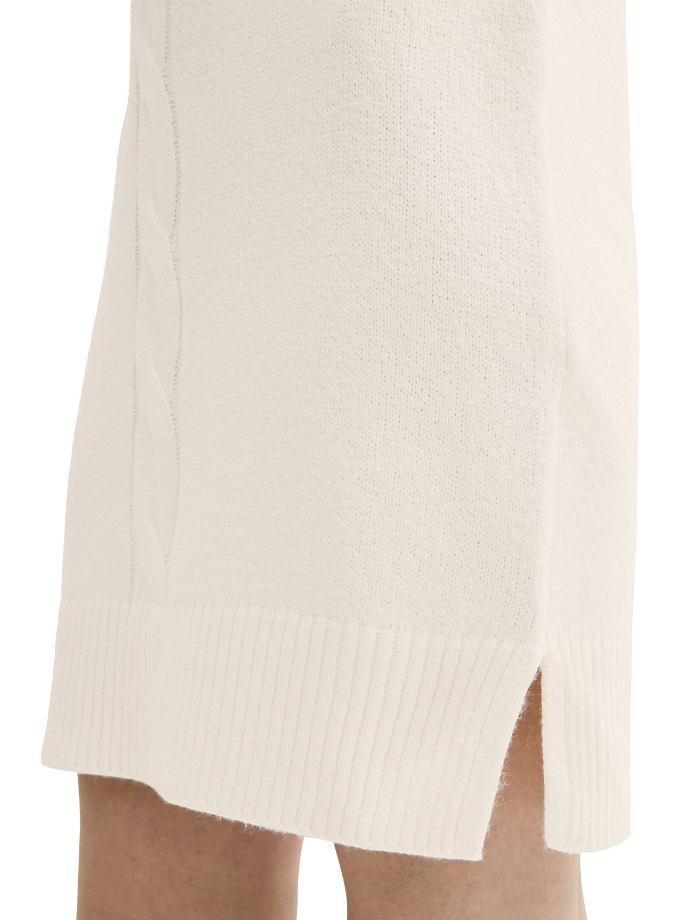 TOM TAILOR Knit dress in White