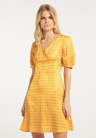 IZIA Shirt dress in Yellow: front