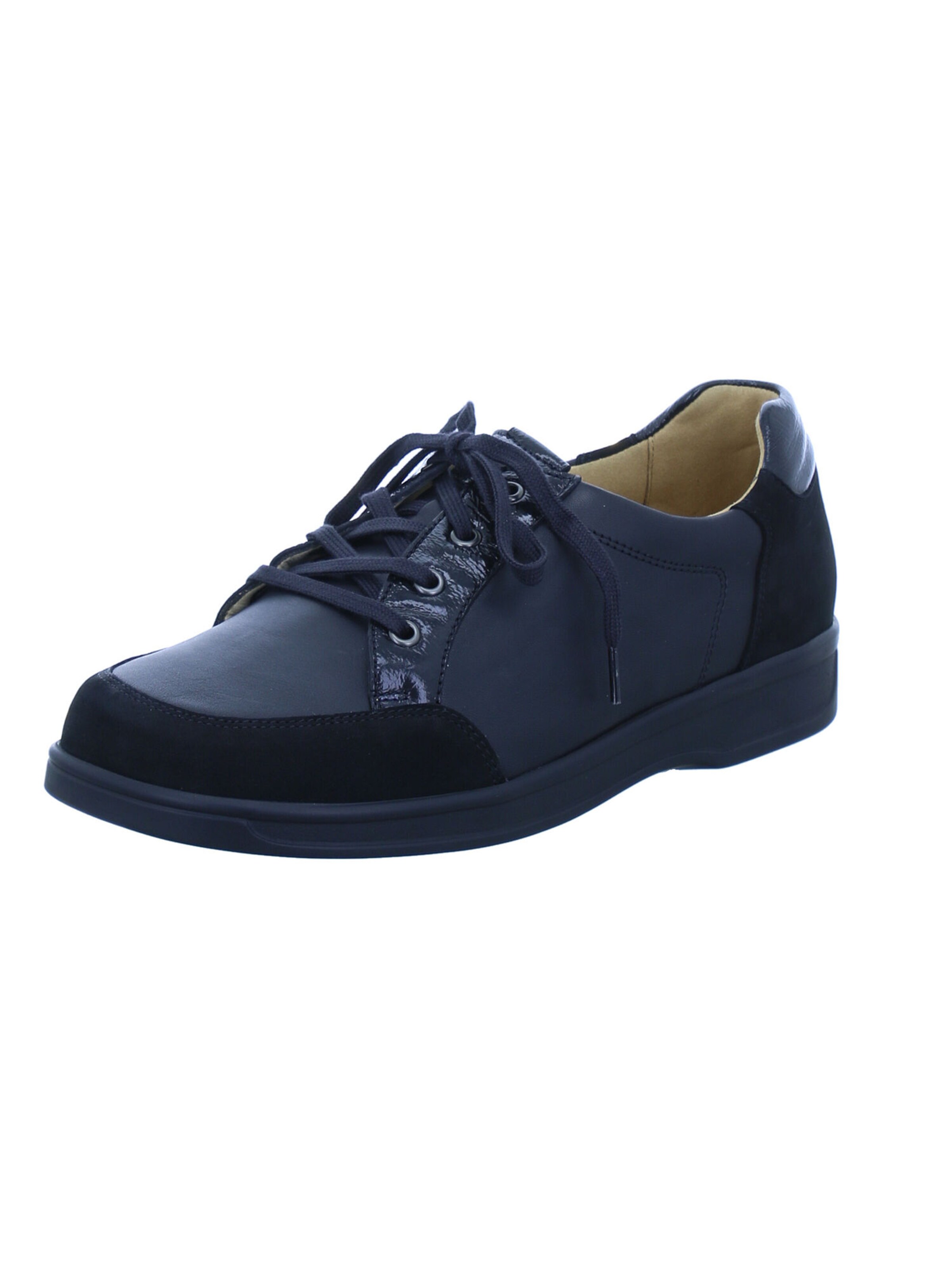 Ganter Veterschoen in Blauw: voorkant