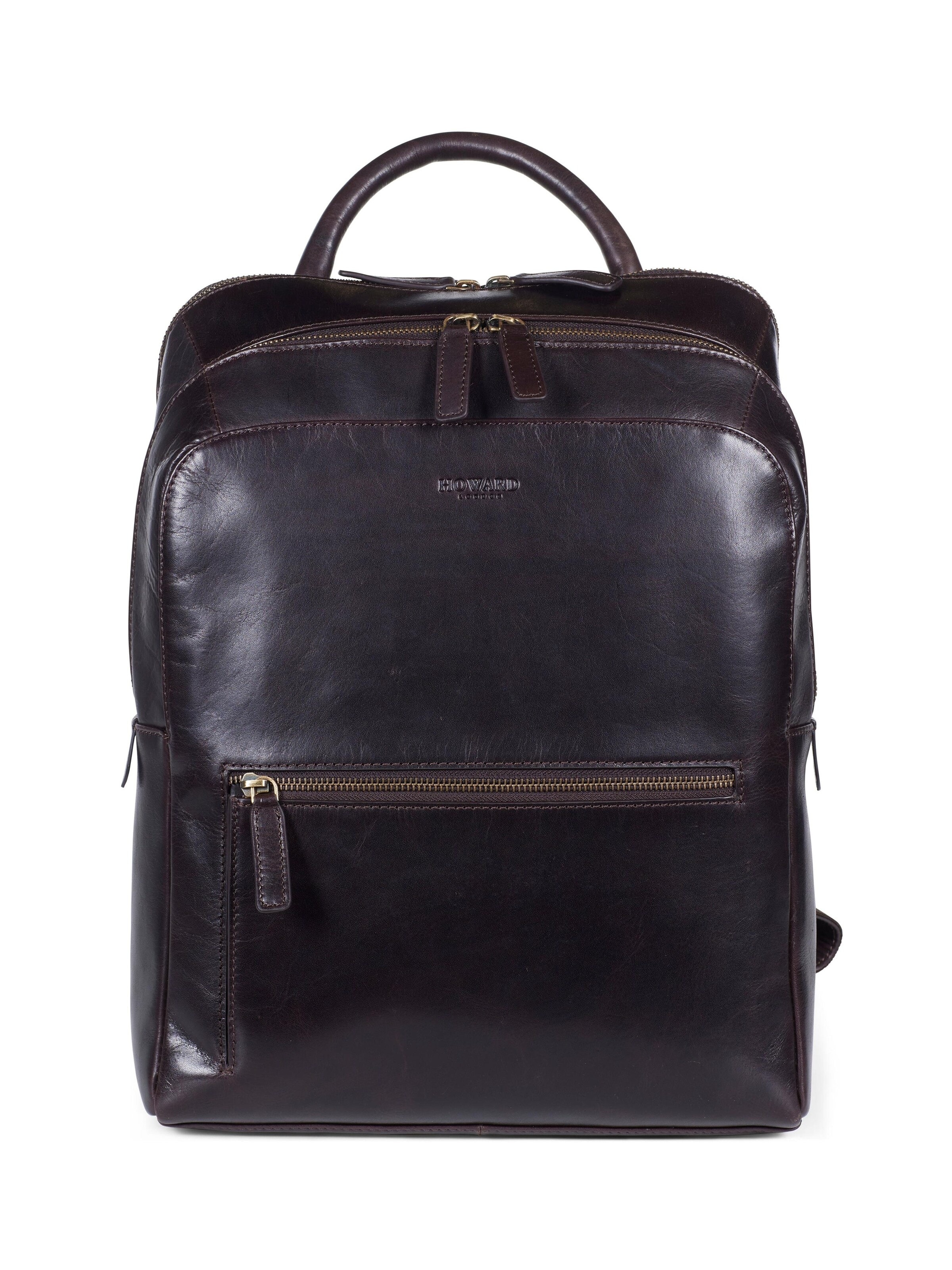 Howard London Rucksack‌‌‌‌‌‌‌‌‌ in Schwarz: Vorderseite
