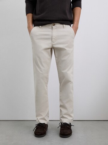 Scalpers Regular Chinohose in Beige