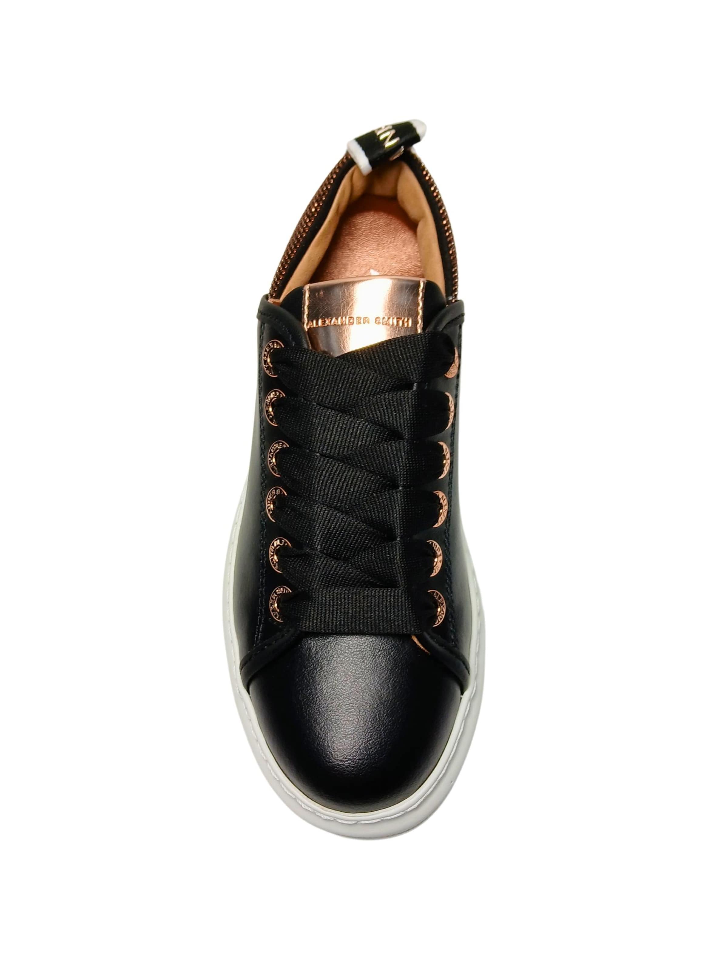 Alexander Smith Platform trainers in Black