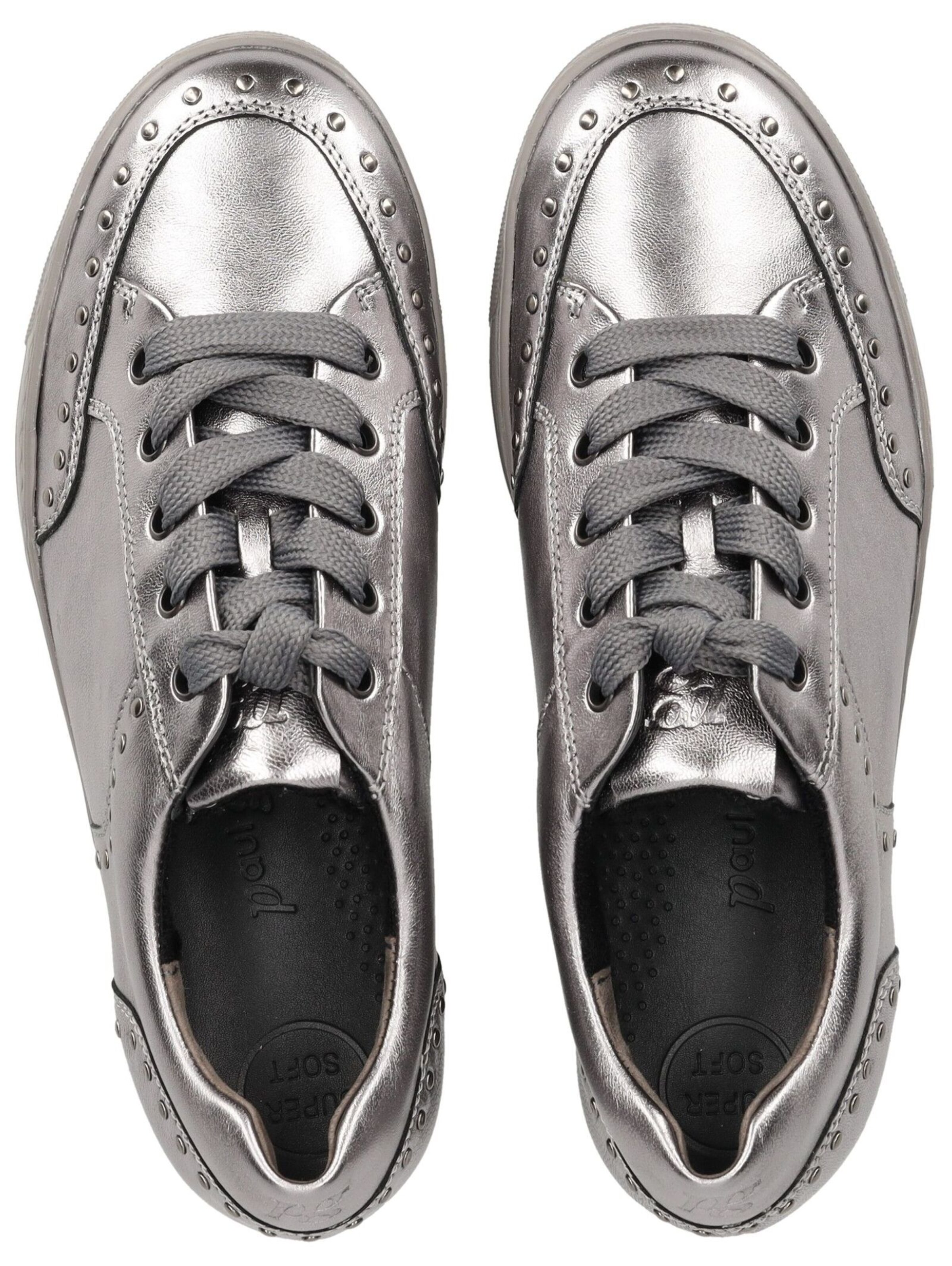 Paul Green Sneakers laag in Zilver