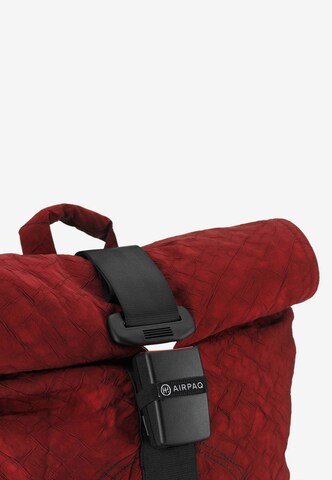 AIRPAQ Backpack 'Rolltop' in Red